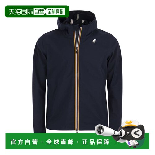 欧洲直邮K-WAY 男士夹克 K7118IWA2B AW2023 深蓝【付后1h可退】
