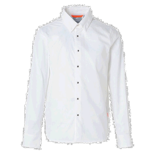 日潮跑腿MAMMUT猛犸象 Seon 长袖衬衫 AF 男式 白色 L