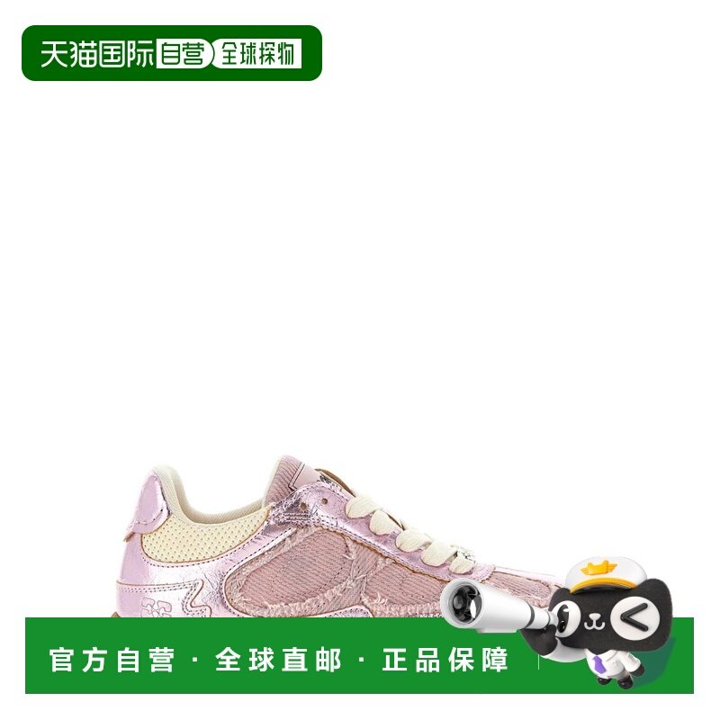 香港直邮GANNI 女士运动鞋 B104000805C SS2026 粉红色 系带运动,运动鞋new,运动休闲鞋,淘宝优惠券,粉丝福利购,淘宝优惠卷