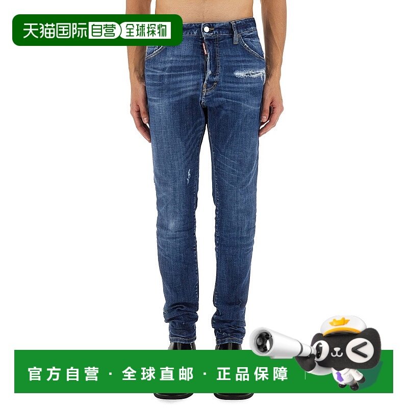 香港直邮DSQUARED2 男士牛仔裤 S74LB1727S30872470 AW2025