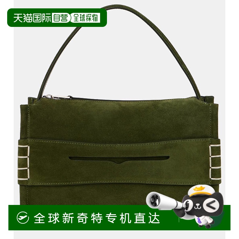 1h可退 香港直邮J.W. Anderson 女士 Loafer 小号绒面革肩包