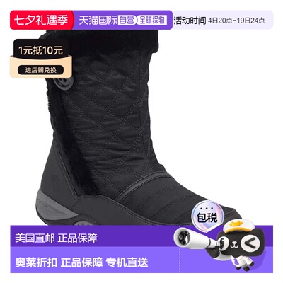 自营Women's Easy Spirit Exposure Black Faux Fur Mid-Calf Win