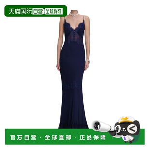 1h可退 香港直邮Self-Portrait 蕾丝乔其纱长裙 RS26-176XN连衣裙