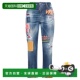 blue蓝色 1h可退 舒适 女士 牛仔长裤 香港直邮Dsquared2 二次方