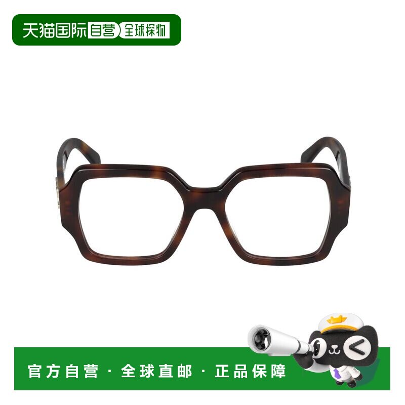 1h可退 香港直邮CELINE 女士眼镜 CL50131I053 CO 黑色 徽标平光