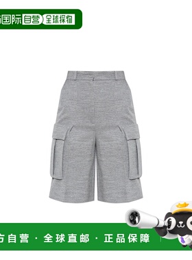 香港直邮BALMAIN 女士短裤 FF0PA355JL179AD AW2025 灰色 Cargo s