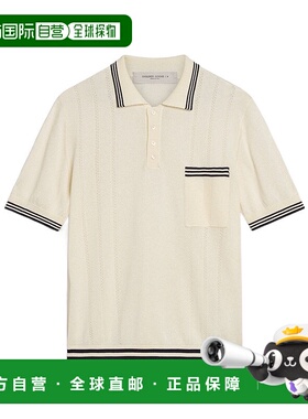 香港直邮Golden Goose Deluxe Brand 罗纹针织Polo 衫 GMP02117.P
