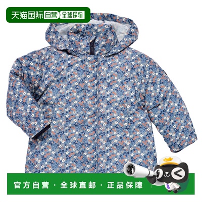欧洲直邮Petit Bateau 小帆船 女孩 CASTON 羽绒服 蓝色高端流行