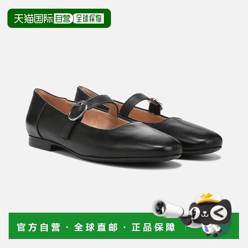 自营Naturalizer Kelly F3032L2008 Flat Women's Black Leather