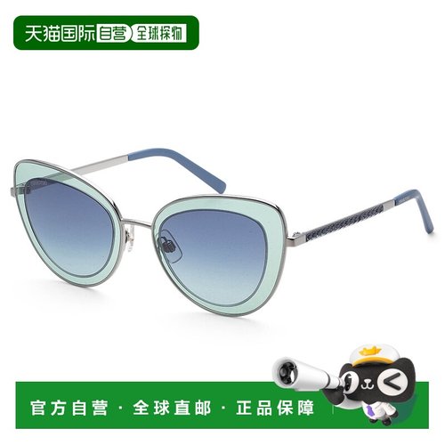 自营Swarovski Women's Shiny Light Ruthenium 51mm Sunglasses
