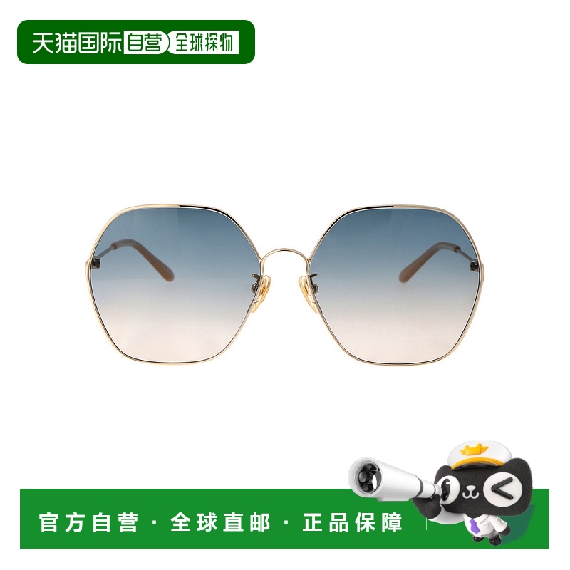 1h可退 香港直邮CHLOÉ 女士太阳镜 CH0169SA002 CO 灰色 Sunglass
