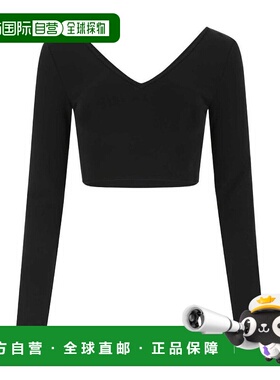 香港直邮Givenchy 短款长袖V领罩衫女装上衣 BW60X2301F针织衫