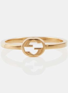 潮奢 Gucci 古驰 女士 GG 18K金戒指 000919