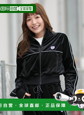 1h可退 日本直邮SANTA CRUZ女装短款丝绒运动夹克 可配套装 50226