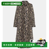 香港直邮RIXO 女士 Milly 1h可退 豹纹人造皮草大衣 003717