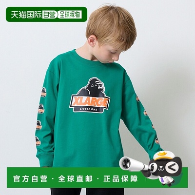 日本直邮XLARGE KIDS OG 印花长袖T恤