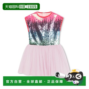 自营 Billieblush Sleeveless Sequin Jersey Dress - pink 美国