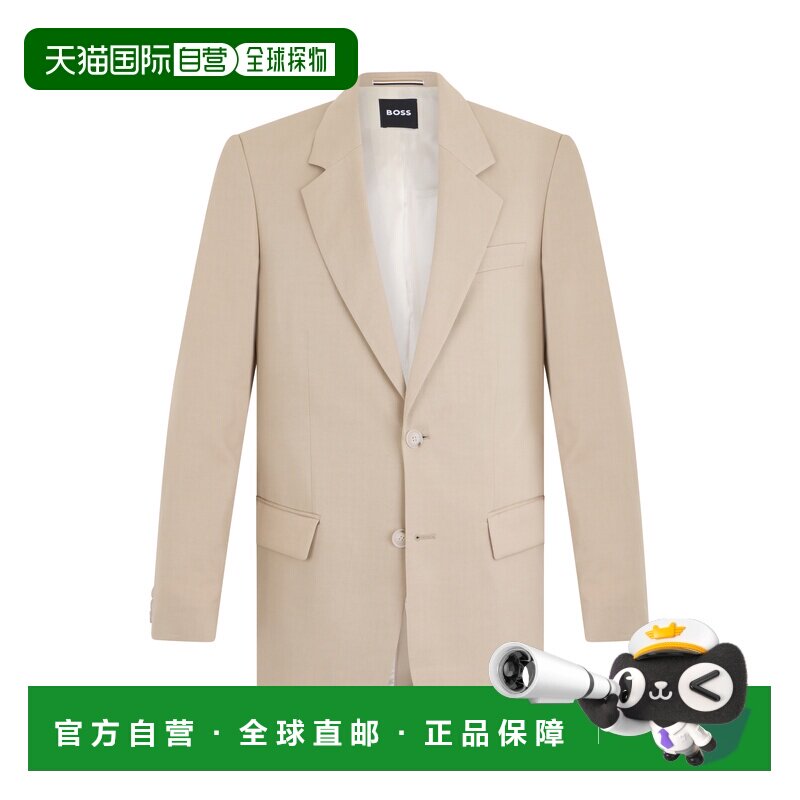 欧洲直邮BOSS 男士西服 50562362286 SS2026 卡其【付后1h可退】