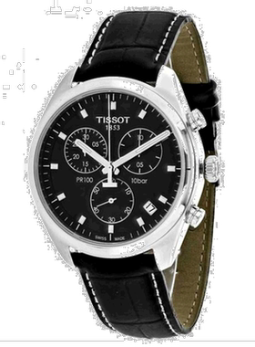 香港直邮天梭 Tissot T-Classic系列 皮革 石英机芯 男表 T101.41