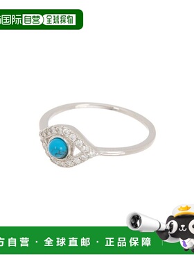 自营 Adornia Evil Eye 戒指 .925 纯银 - 蓝色 美国奥莱直发配饰