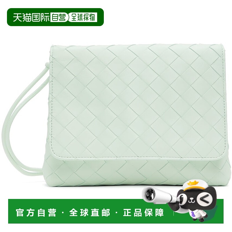 1h可退 香港直邮潮奢 Bottega Veneta 葆蝶家 女士 绿色迷你 Intr