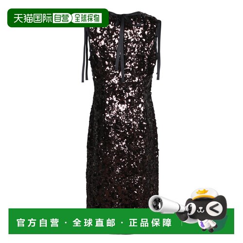 香港直邮PRADA 女士连衣裙 P3O78R176AF0051 SS2026 棕色