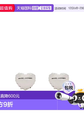香港直邮MARC JACOBS 女士耳饰 2F5JER001J46029 SS2026 白色耳钉