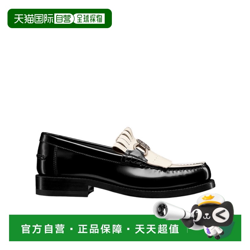1h可退 香港直邮DIOR 女士芭蕾乐福鞋 KDB962MACS17X CO 黑色 徽