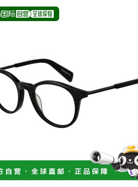 自营Yohji Yamamoto男式光学镜框-黑色 美国奥莱直发