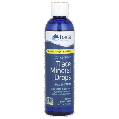 香港直发trace minerals ®微量矿物滴剂237ml矿物质运动营养补剂