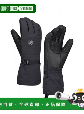 日潮跑腿MAMMUT猛犸象 保暖手套 black 6(24.5cm) 1190-00510运动