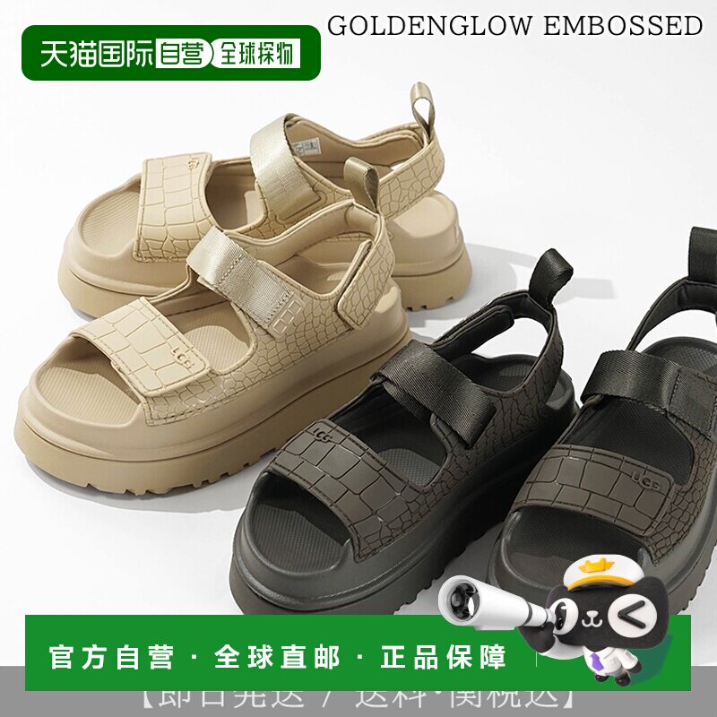 日本直邮UGG UGG GOLDENGLOW 女士凉拖穆勒鞋图片