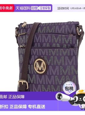 自营 mia k collectionLemuel M 标志性斜挎包 - 紫色 美国奥莱直
