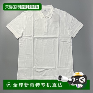 香港直邮BURBERRY 8053026博柏利 白色男士 POLO衫