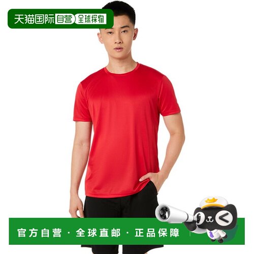 日本直邮ASICS 短袖纯色T恤 男款