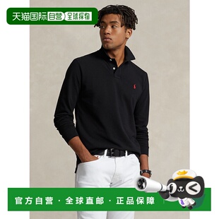 FW22 Lauren 纯色徽标刺绣长袖 Polo衫 日本直邮Polo 男款 Ralph