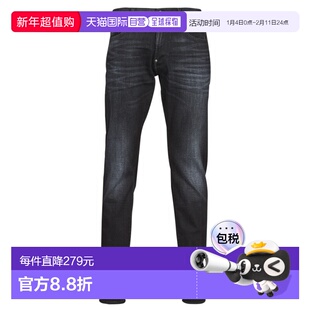 欧洲直邮G-Star Raw 男士 REVEND SKINNY 黑色 牛仔裤直筒裤