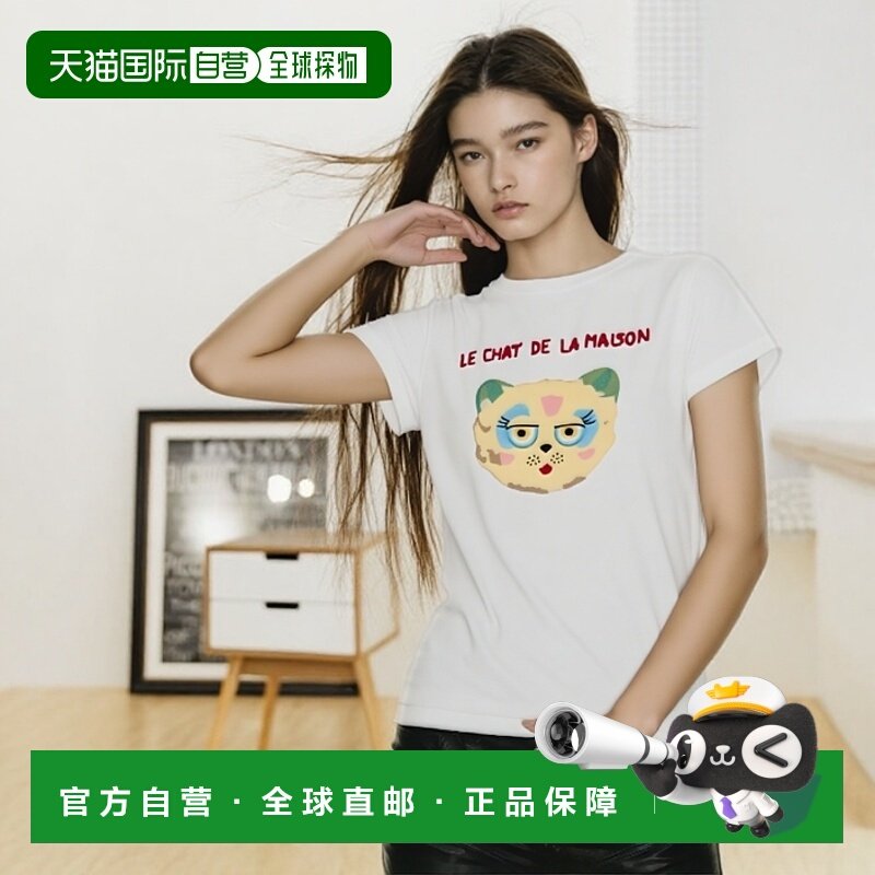 香港直邮VALENTINO 女士T恤 BMG25J9LDA03 AW2025 白色