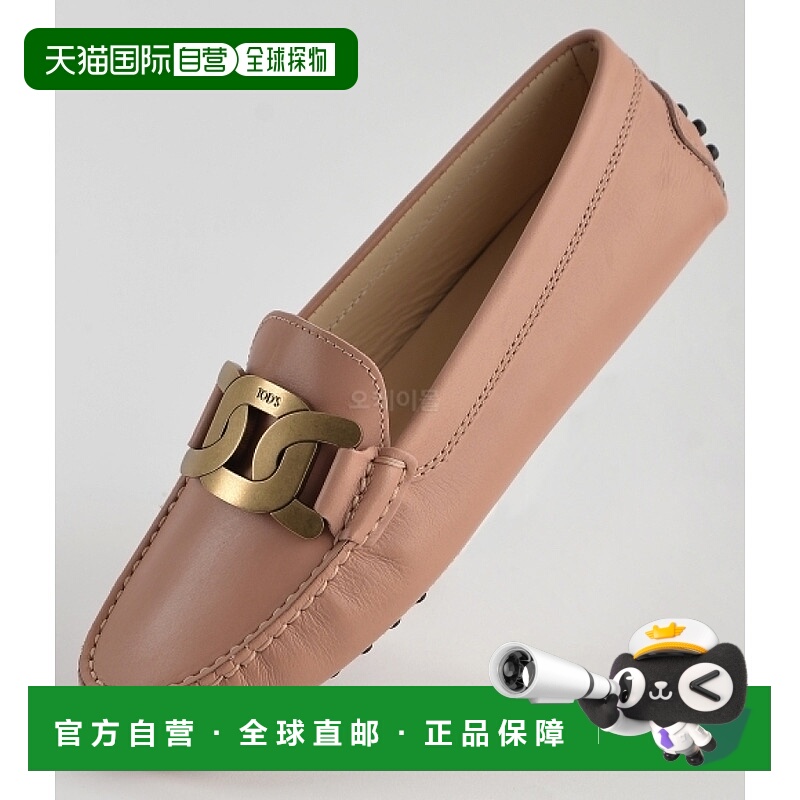 韩国直邮TOD`S XXW00G0DE50D90 C607 平底鞋/乐福鞋牛皮一脚蹬
