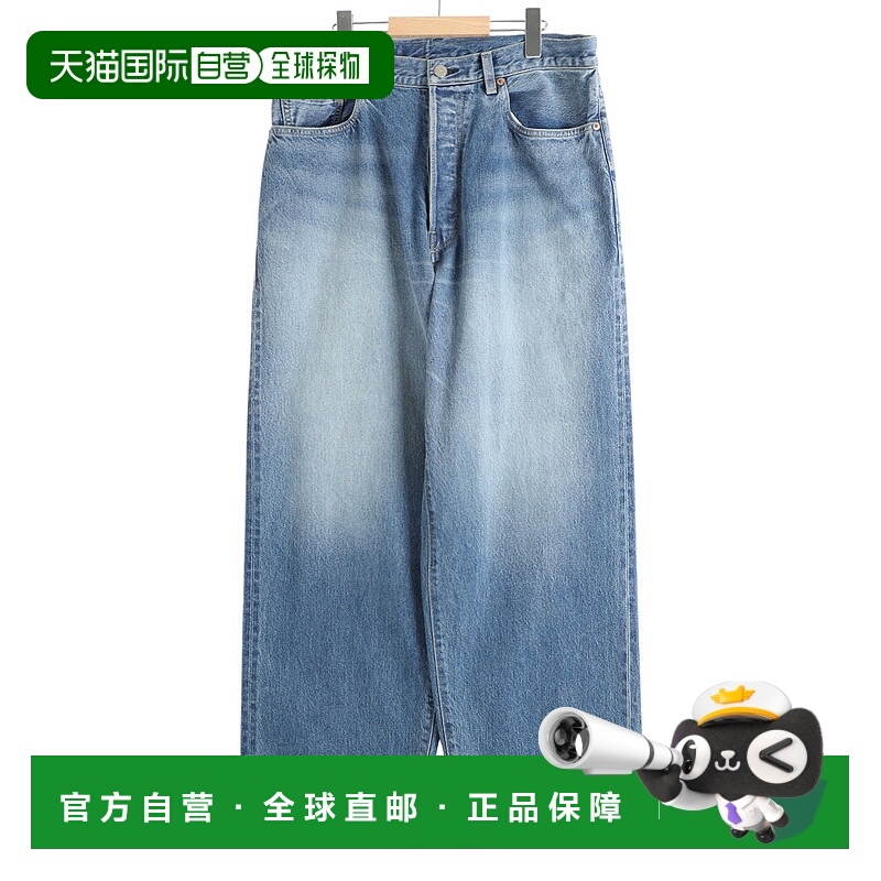 1h可退 日本直邮blurhmsROOTSTOCK男装13.5oz宽松牛仔裤 -USED-