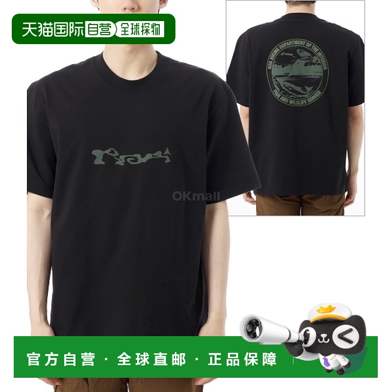 韩国直邮ROA 服务 T 恤 (RBMW0436JY41-BLK0001) 短袖/无袖新款