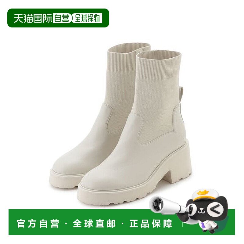 日本直邮SNIDEL 短款针织靴 [SN1728BW045419]