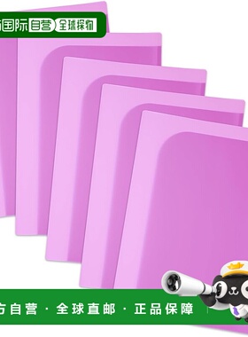【日本直邮】加双页夹 A4 垂直 2 口袋 紫色 5 本书 FL-190MH 79-