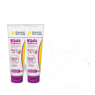 澳大利亚直邮Cancer Council 茜茜尔儿童防晒霜清爽110ml2支装正