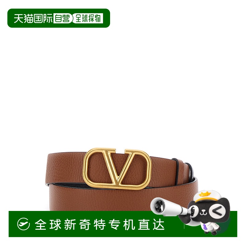 1h可退 香港直邮潮奢 Valentino 华伦天奴 男士 双面带扣皮带 ZY2