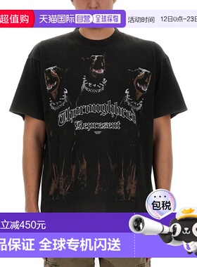 1h可退 香港直邮Represent 男士 棉质水手领T恤 MLM41135003