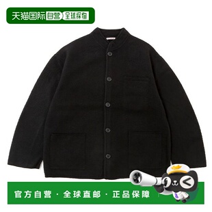 日本直邮RYE TENDER 男装 全毛宽松Boiled Wool立领夹克 轻盈质感