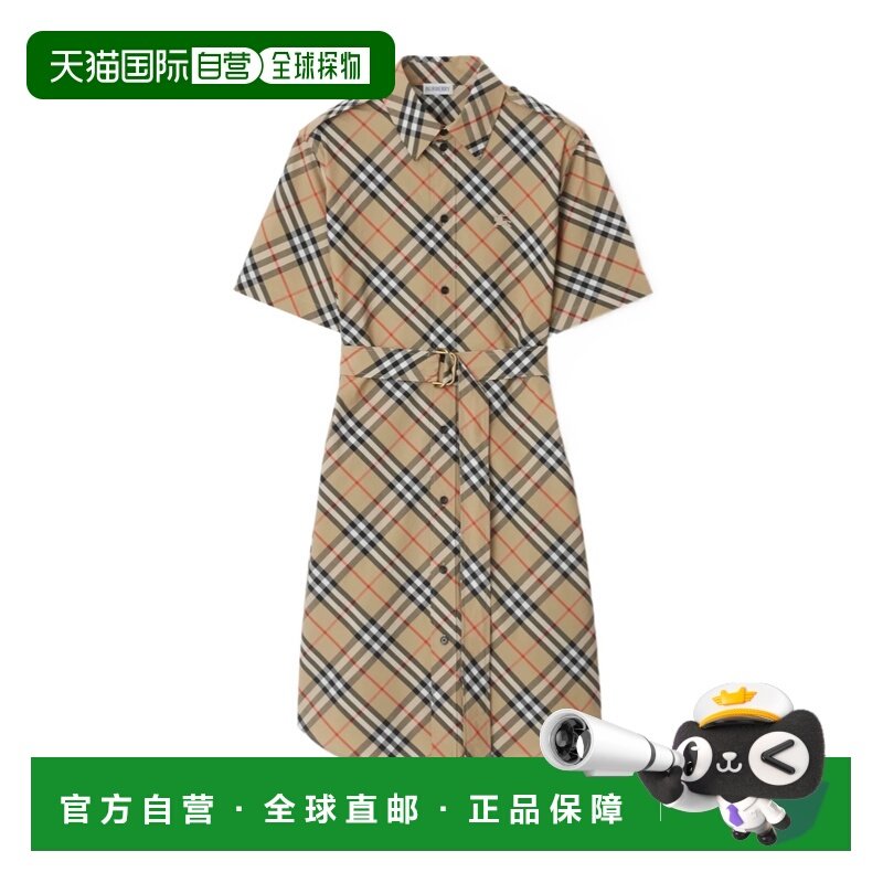 香港直邮BURBERRY 女士连衣裙 81117011 AW2025 花色 格纹连衣裙,女装/女士精品,连衣裙,淘宝优惠券,粉丝福利购,淘宝优惠卷