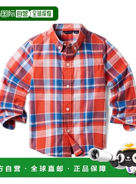 自营Janie and Jack Madras Plaid Top - red 美国奥莱直发