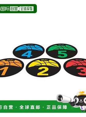 日本直邮SKLZ 男女投篮点篮球场标记用于训练和练习SKLZ 034717